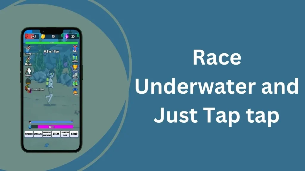 Race Underwater and Just Tap tap In Taptap run mod apk