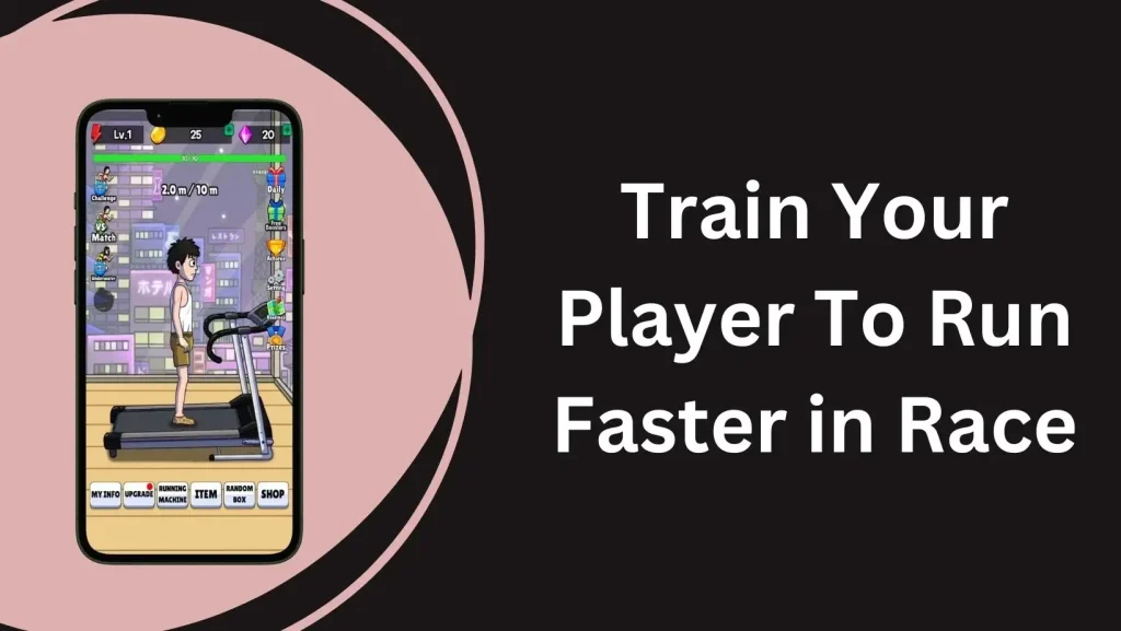 Train Your Player To Run Faster in Race In Taptap run mod apk