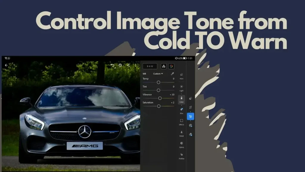 Control Image Tone from Cold TO Warn Lightroom pak