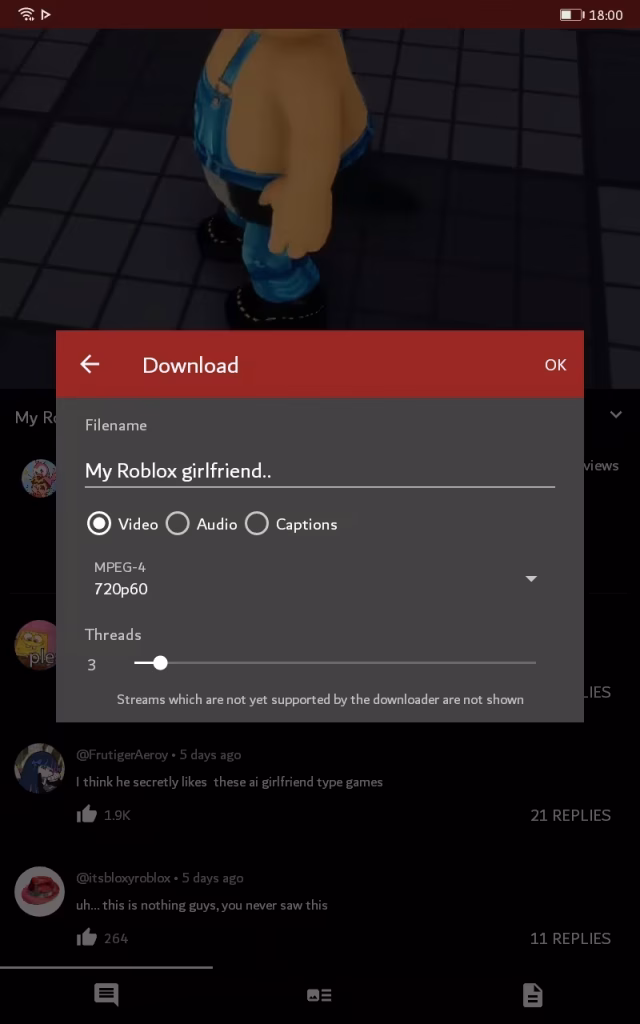 Download Content for Offline Streaming