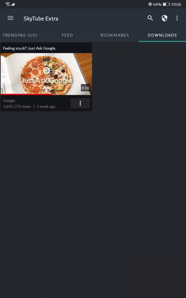 Download Content to enjoy while Offline with Skytube Apk