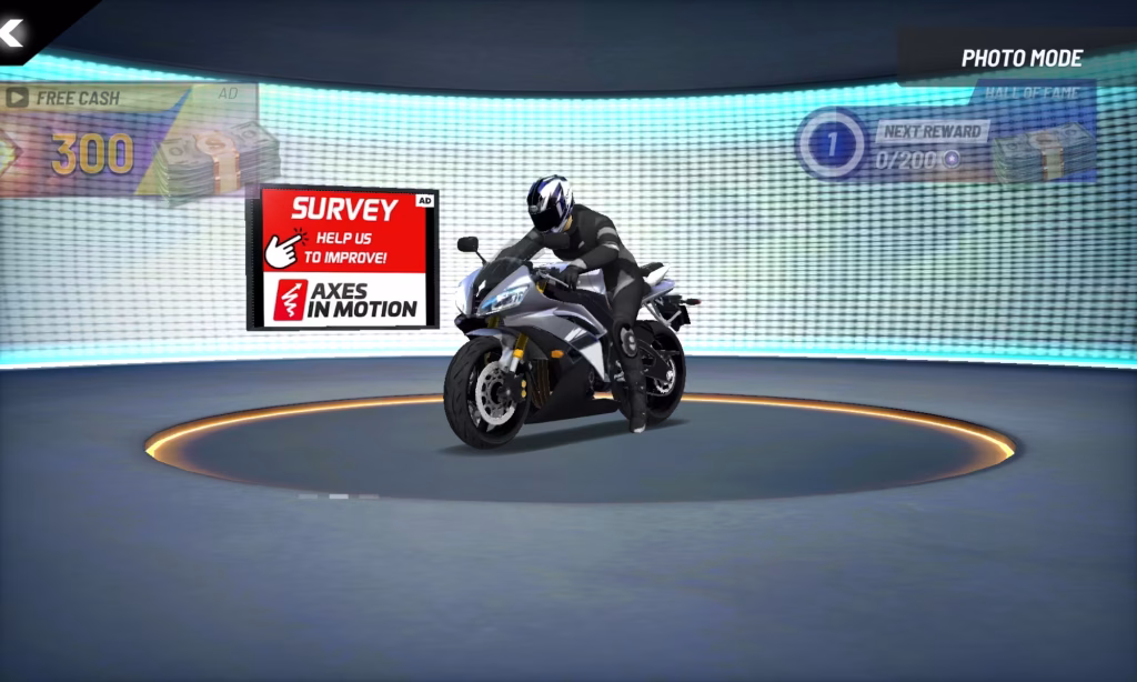 check your Bike IN 3d In a Showroom